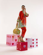 Rhea Scarlet Oasis Tunic Set