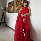Rimjhim Halter Farshi Salwar Set