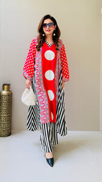 EOSS Savira bold Geo-Print Premium Co-ords Set