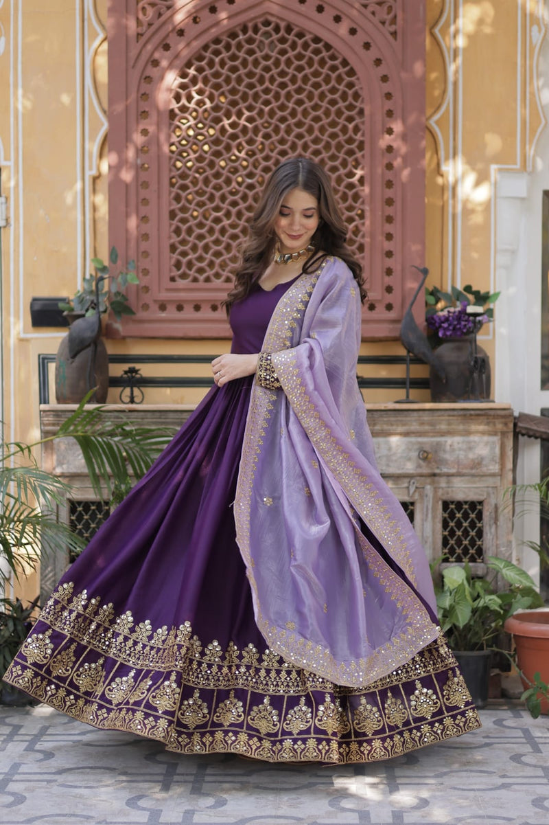 Naysa Flared anarkali Suit