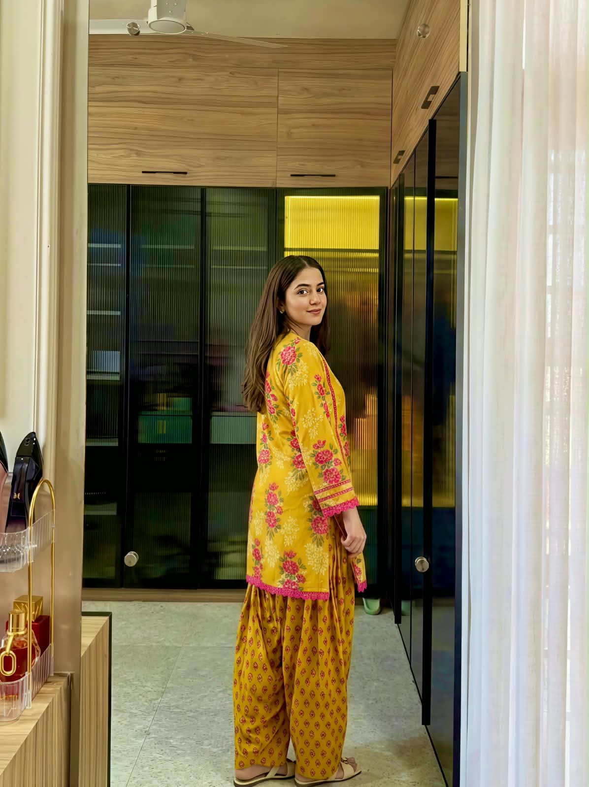 Ranjini Floral Farshi Salwar Suit