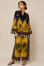Ranya Mustard Oasis Co-ord Set