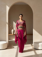 Tapsee Falsa cape dhoti set