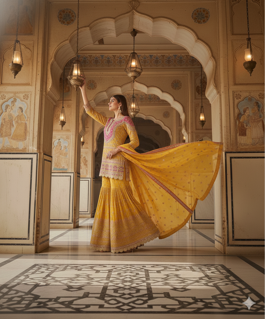 Deepika Sharara Suit