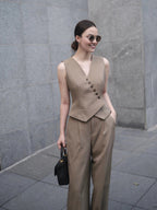 Ranya Structural Vest Co-ord Set