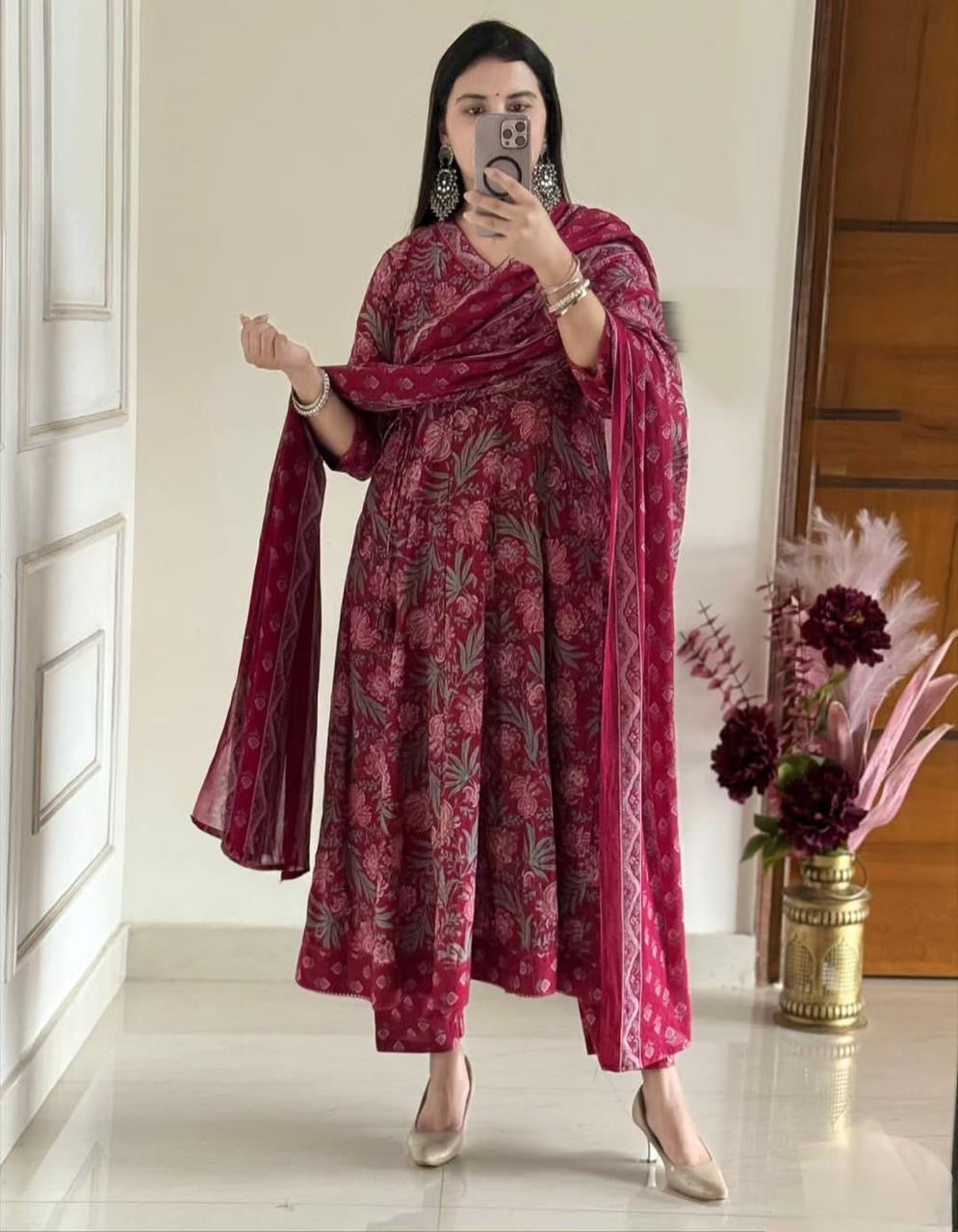 Sudha Anarkali Suit Set