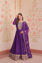 Alaya Purple anarkali