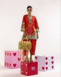 Rhea Scarlet Oasis Tunic Set