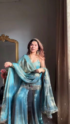 Rewati Mirror Work Sharara Suit