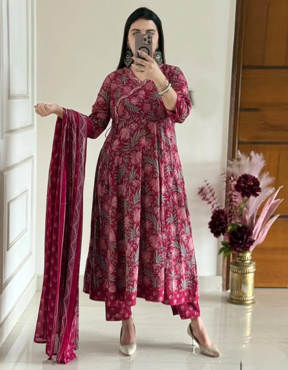 Sudha Anarkali Suit Set