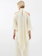 Rhea Halter Cape Co-ord Set