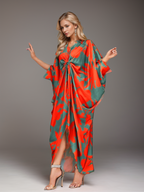 Radhika Tropical Bloom Kaftan Gown