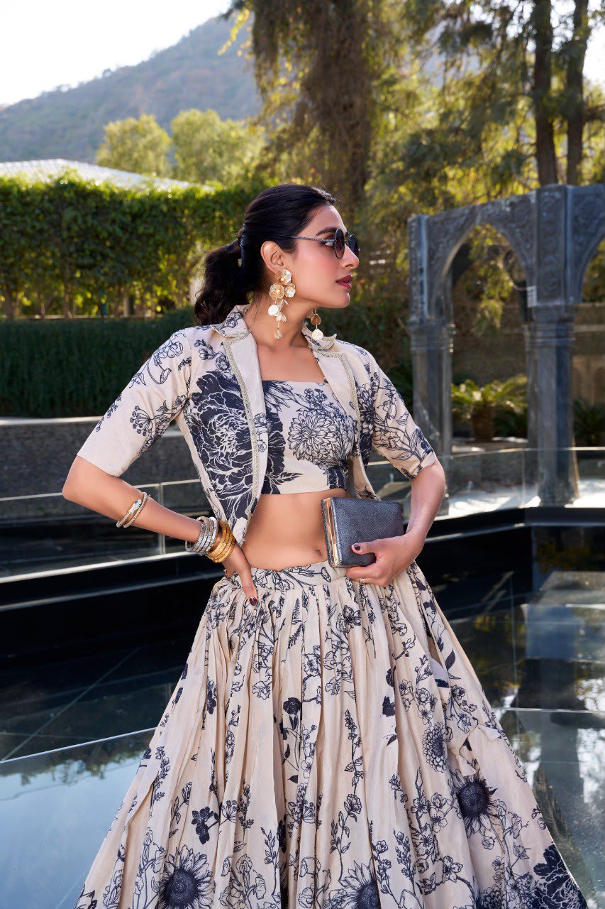 Rakshita Floral Lehenga Set