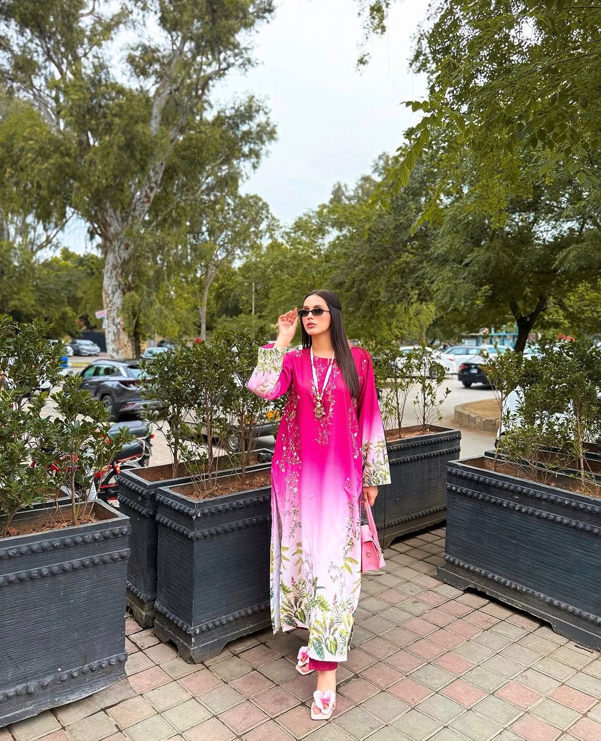 Ranya Ombre Omphalos Kurta Set