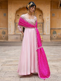 Ayesha Rani pink anarkali
