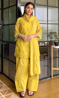 Riza Mustard Blossom Kurta Set