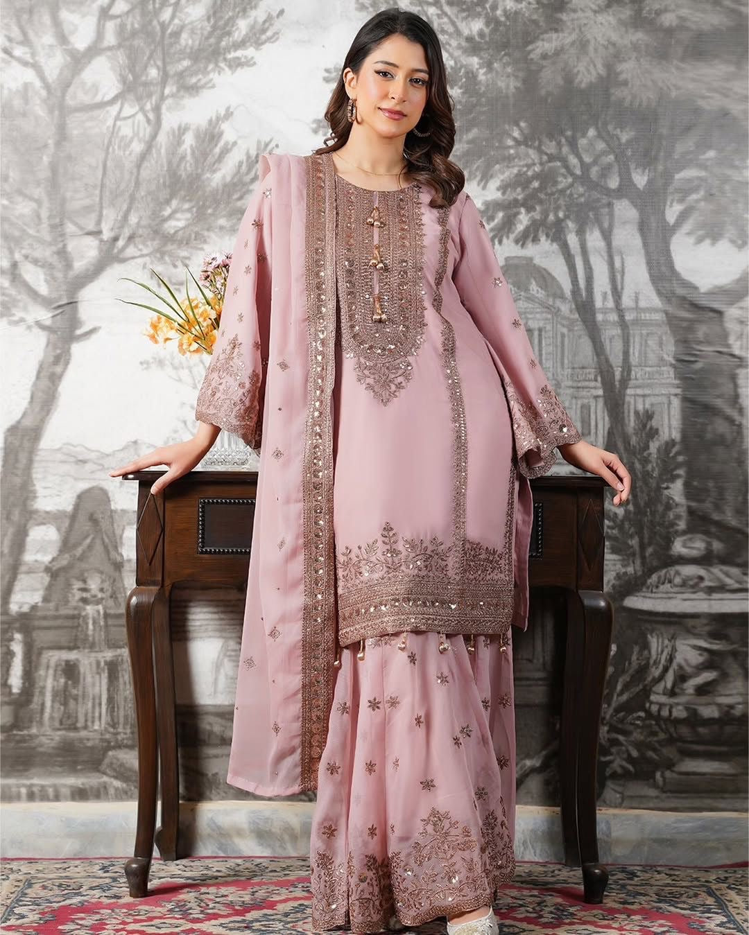 Yashi Sharara Suit Set