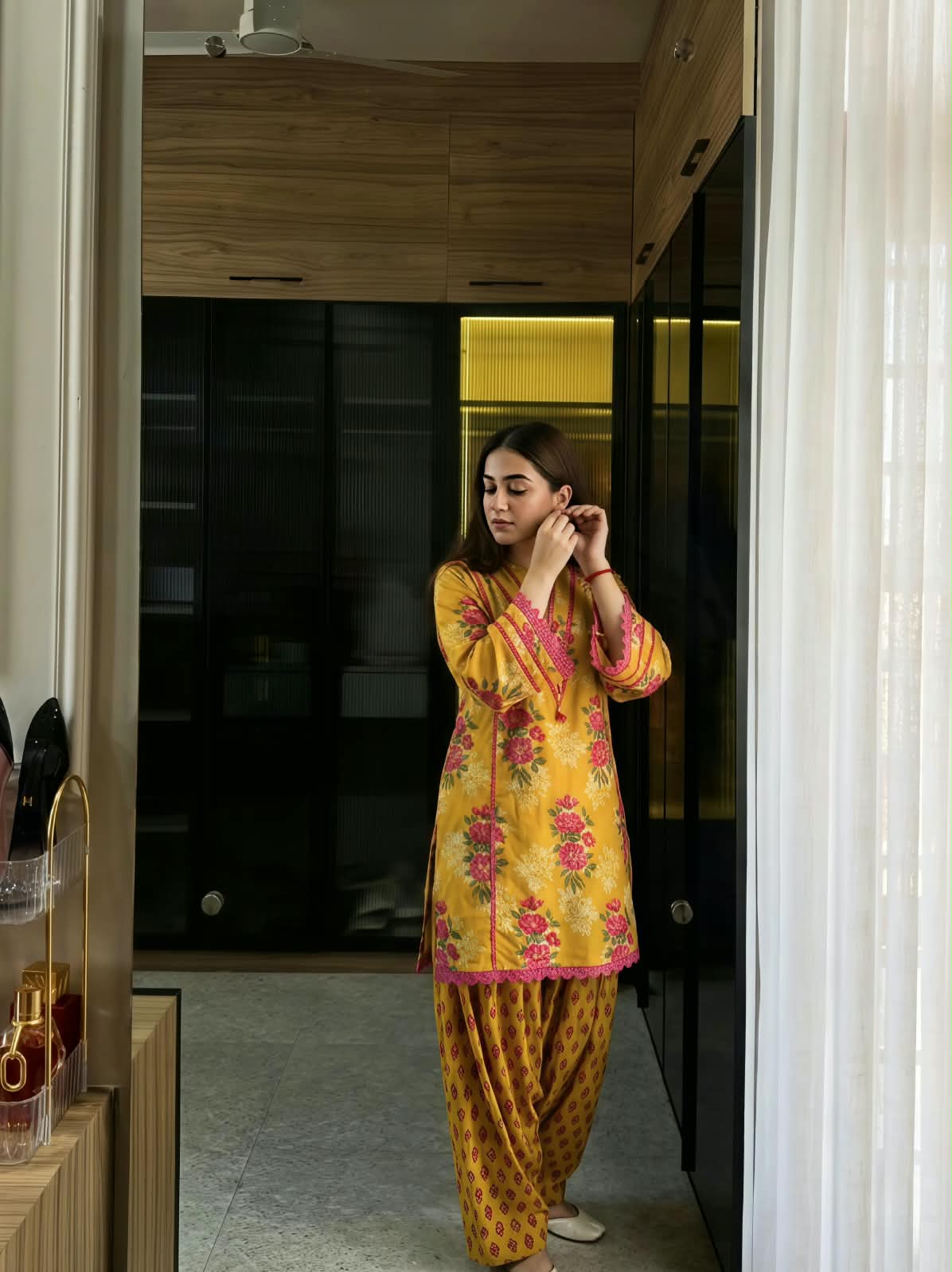 Ranjini Floral Farshi Salwar Suit