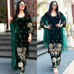 Renuka Velvet Kurta Set