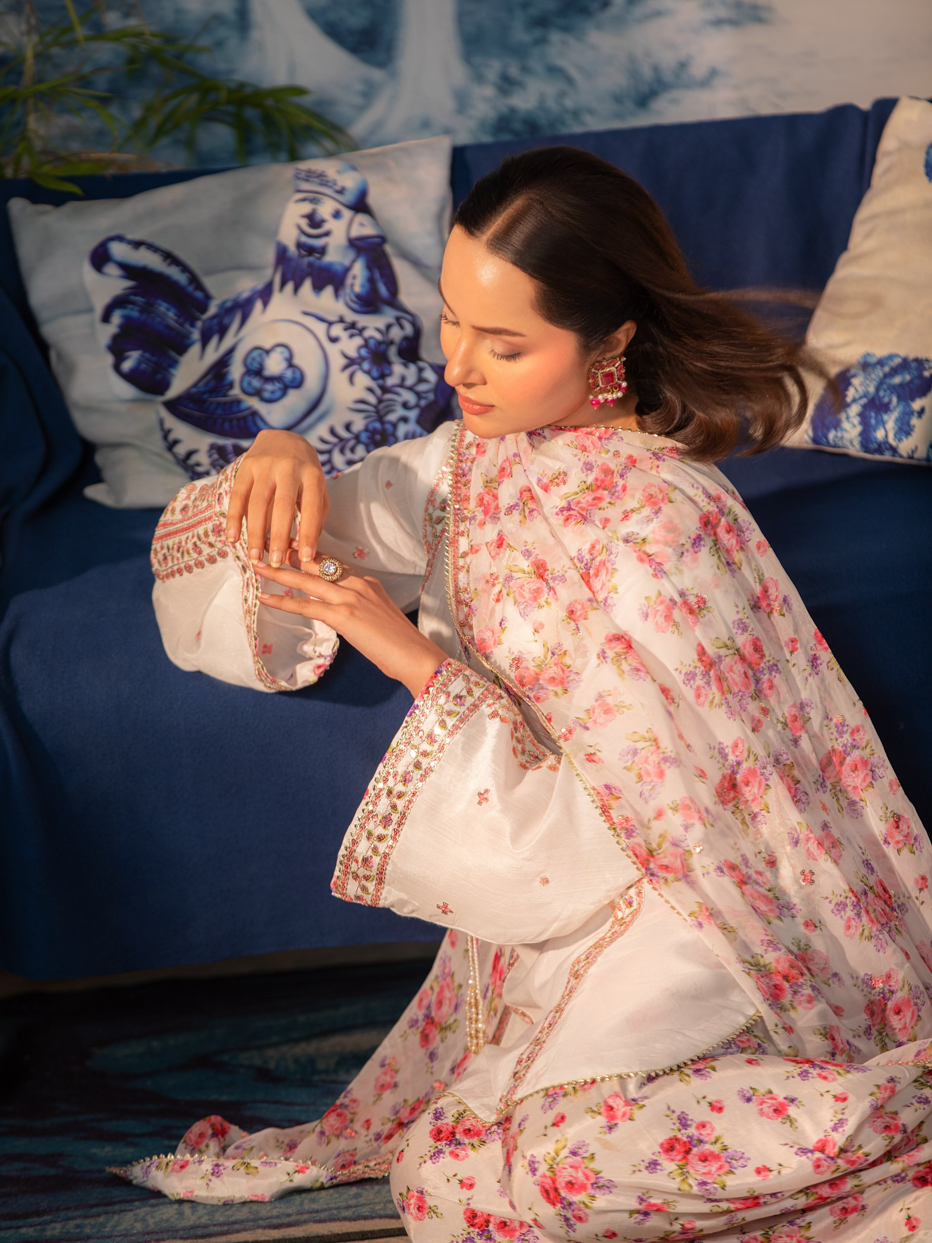 Roshika Blush Suit Set