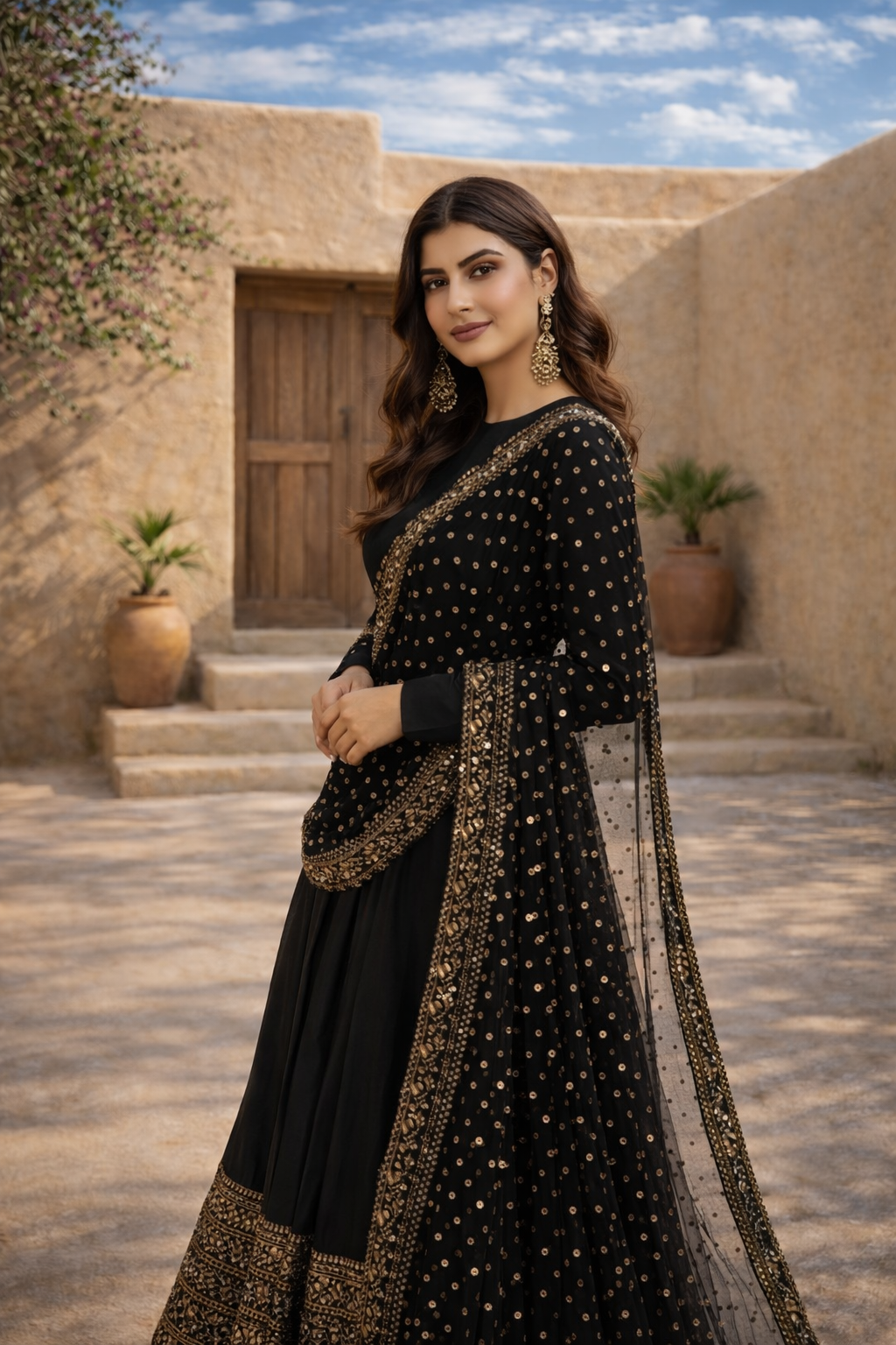 Jhanvi Rust Anarkali