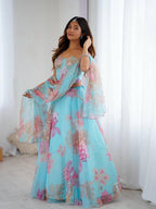Rajal Embroidered Corset Lehenga Set