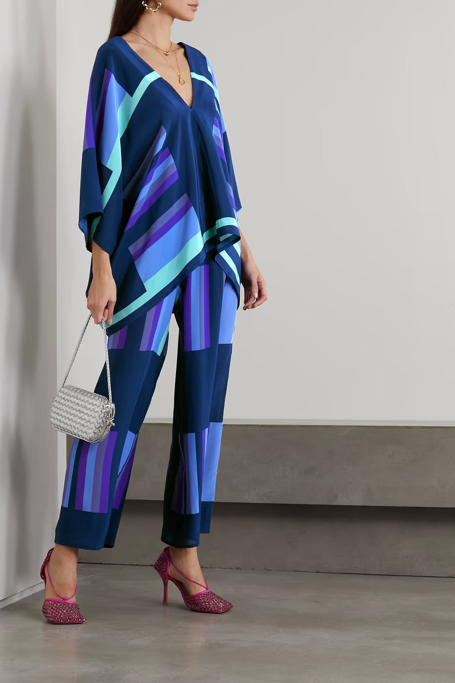 Riza Horizon Stripe Co-ord Set