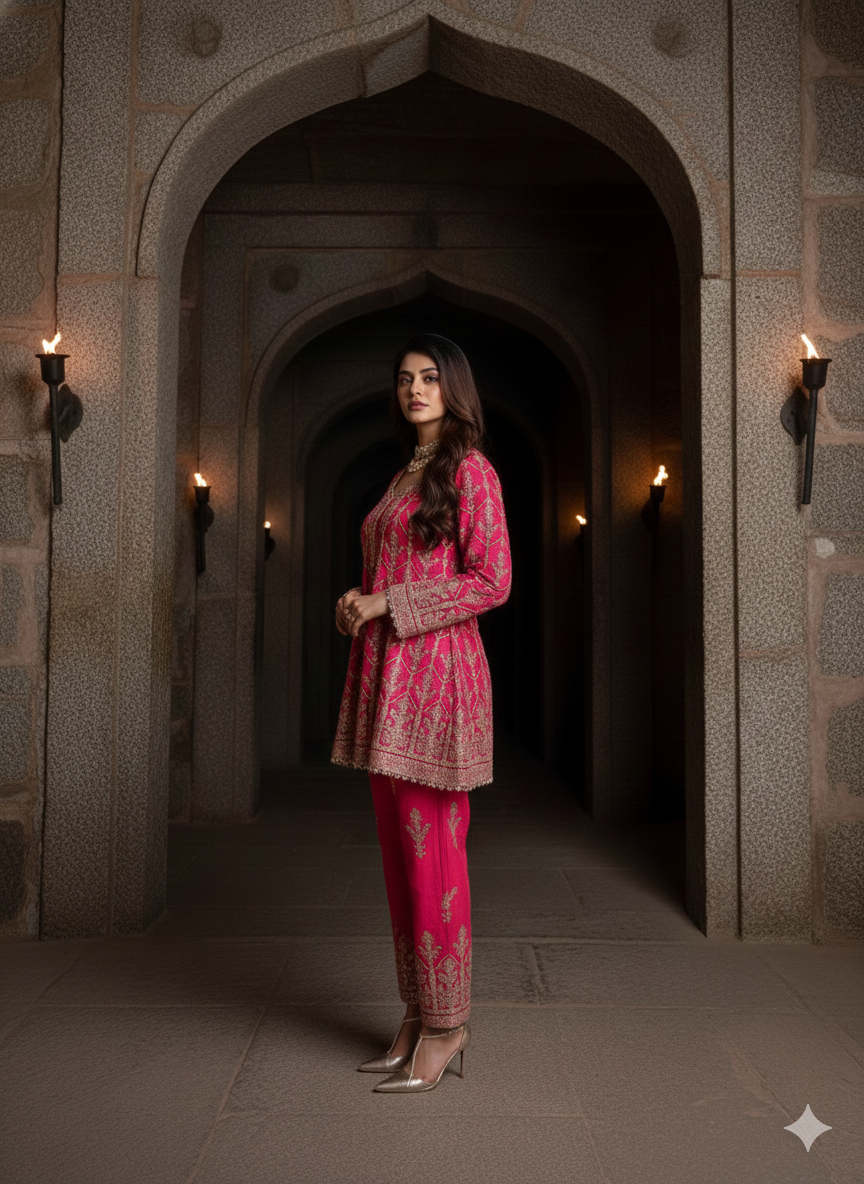 Alia Orange Co-ord Set