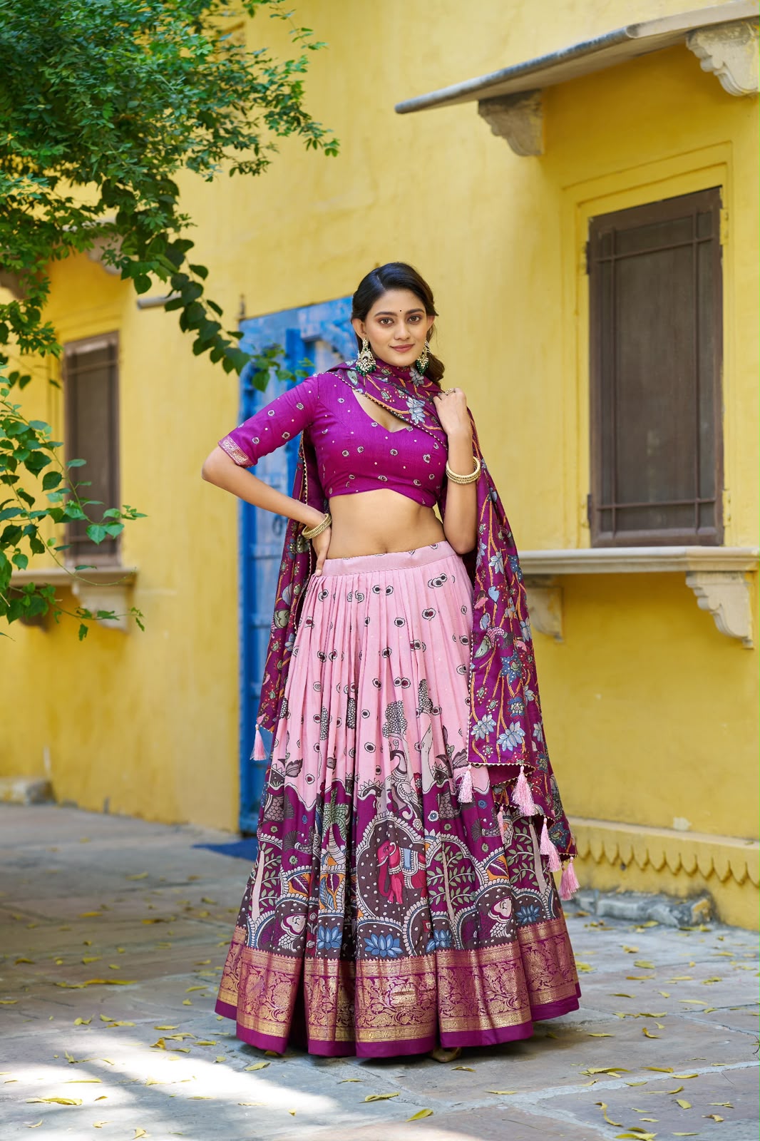 Raga Gulabi Lehenga Set