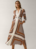 Risha Geometric Shirt Dress