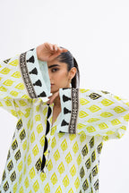 Riza Lime Leaf Tunic Set