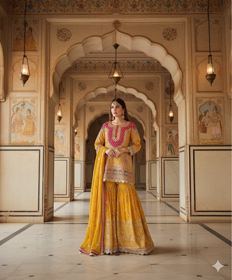 Deepika Sharara Suit