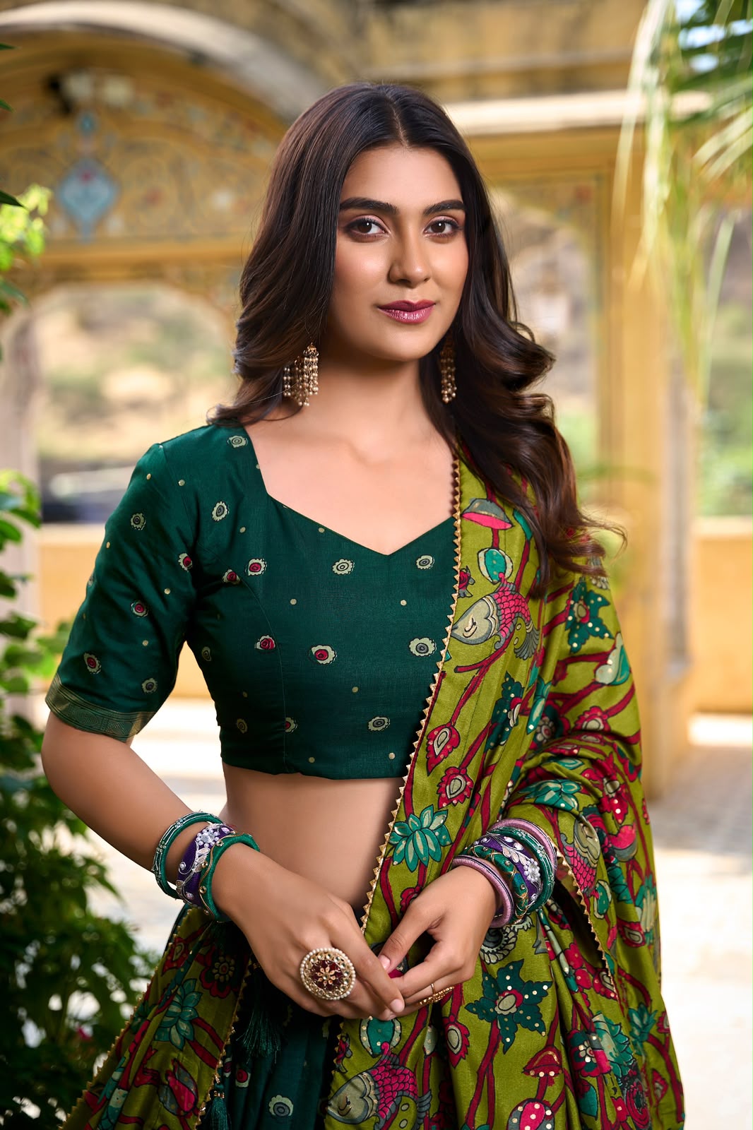 Rasika Harita Lehenga Set