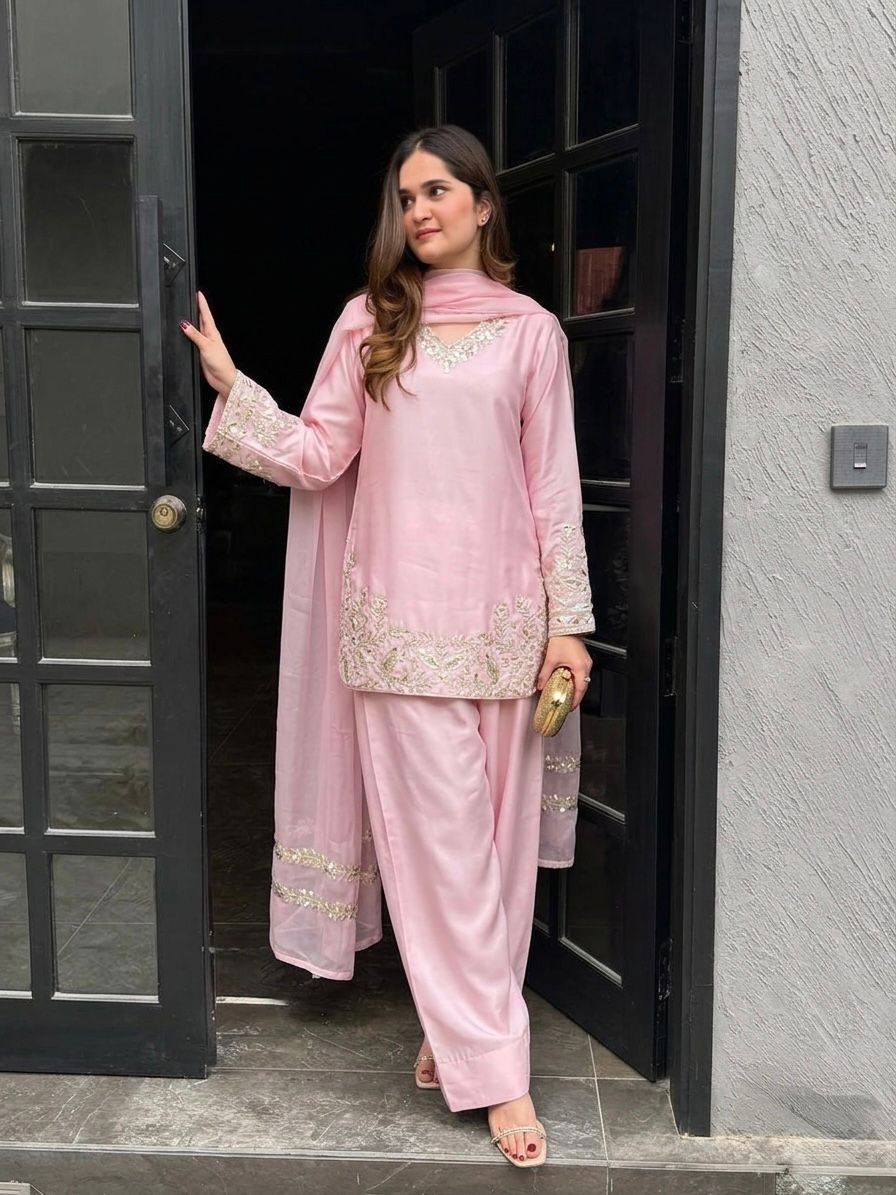 Alka Blush Farshi Suit