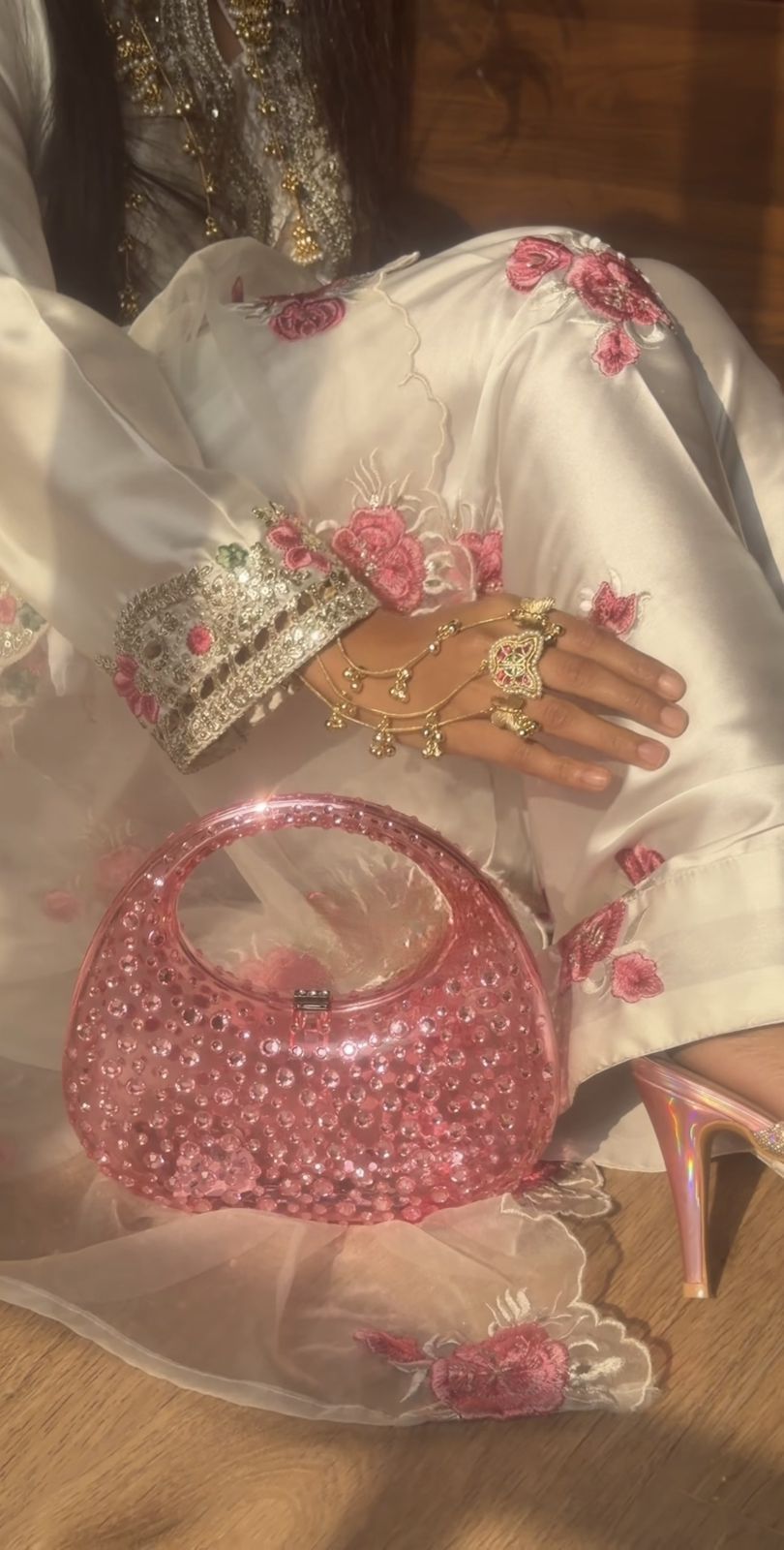 Rihanna Thread Embroidered Suit