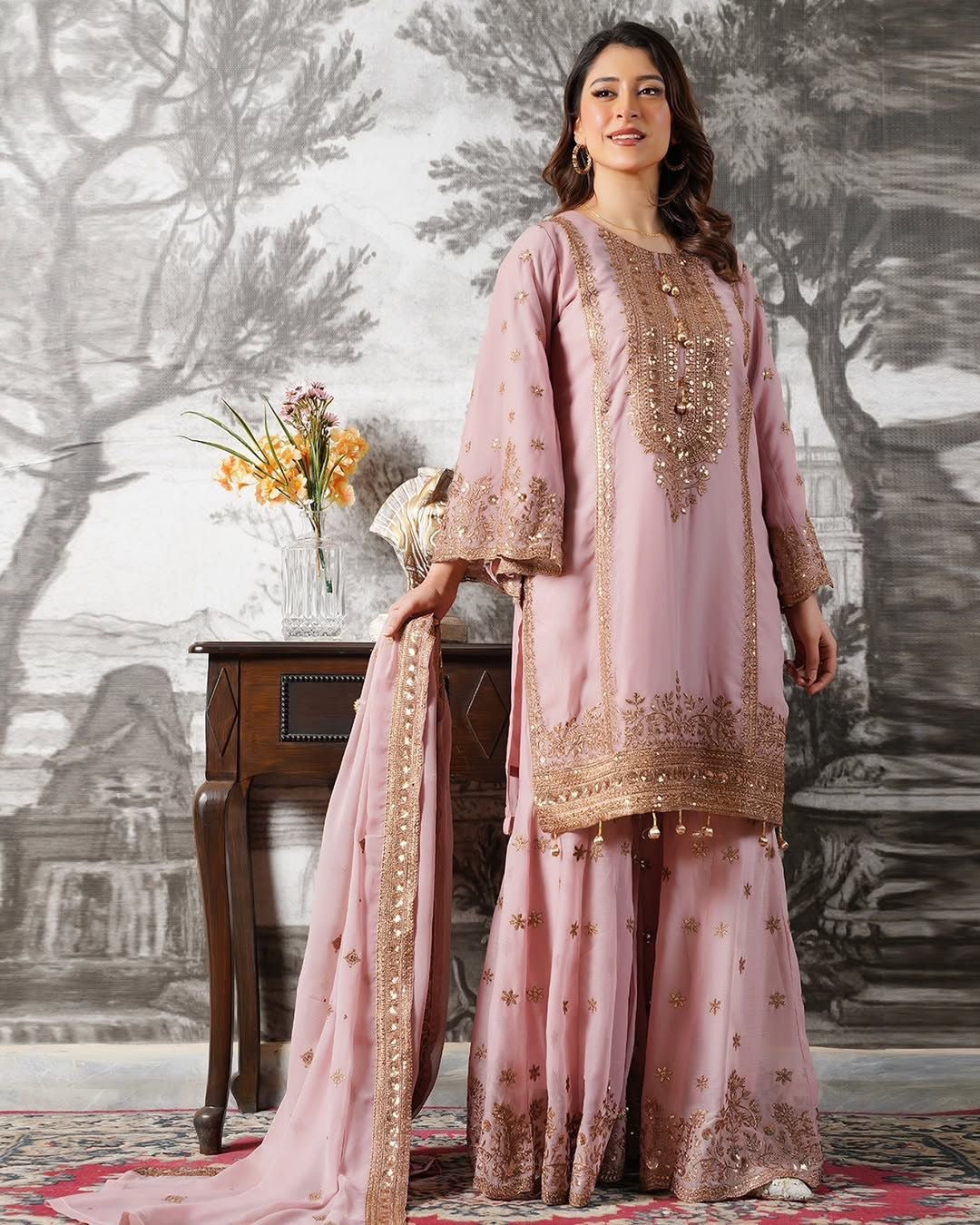 Yashi Sharara Suit Set