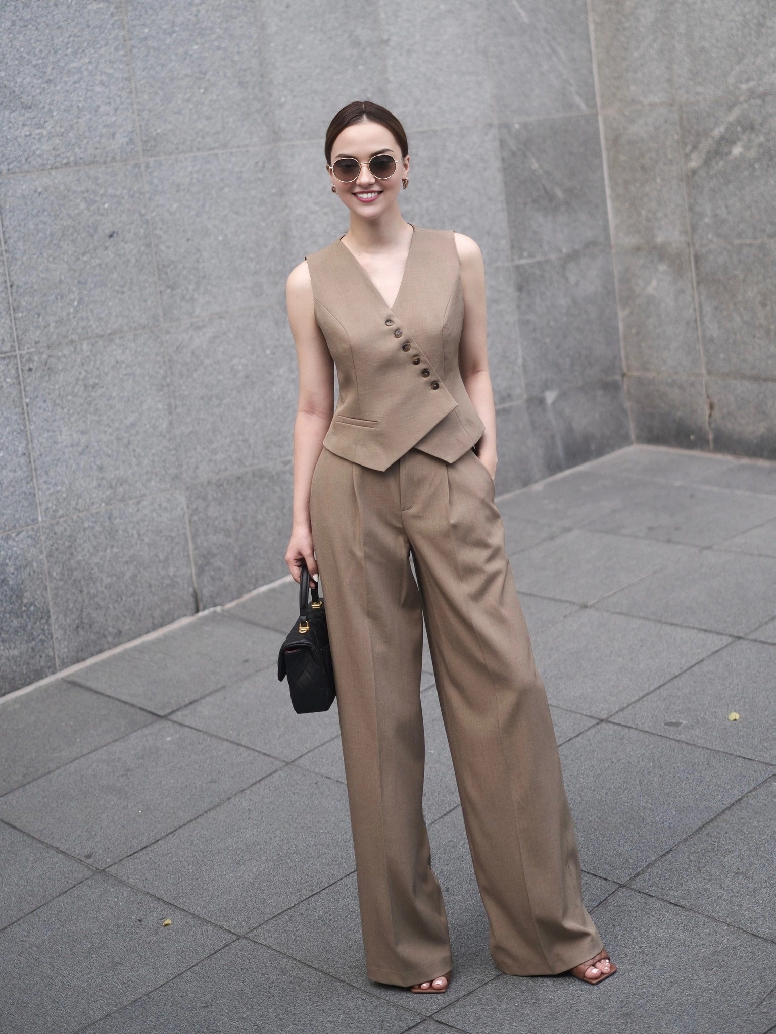 Ranya Structural Vest Co-ord Set