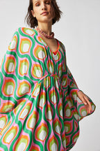 Rimaa Wave Kaftan Dress