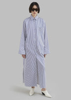 Risha Classic Pinstripe Shirt Dress
