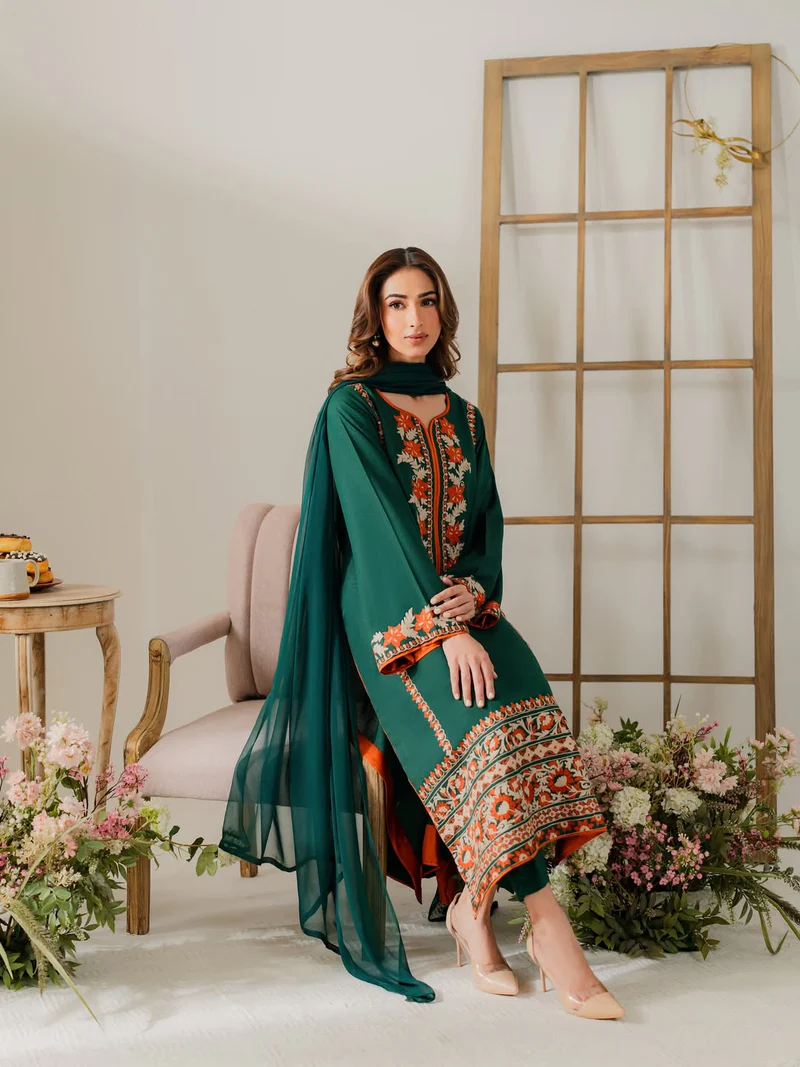 Emerald Straight Kurta Suit