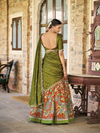 Rathna Kalamkari Lehenga Set