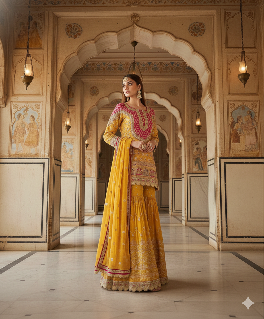 Deepika Sharara Suit