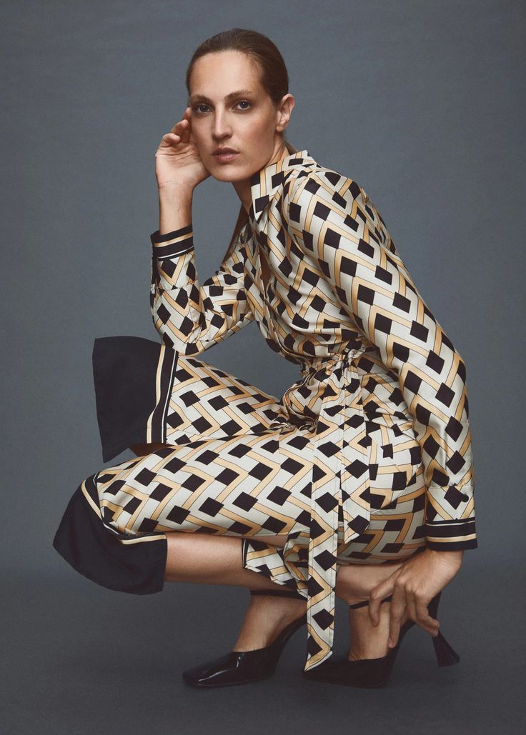 Ridhima Lattice Shirt Dress