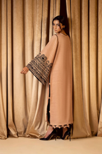 Sand Noir Elegance Straight Kurta Set