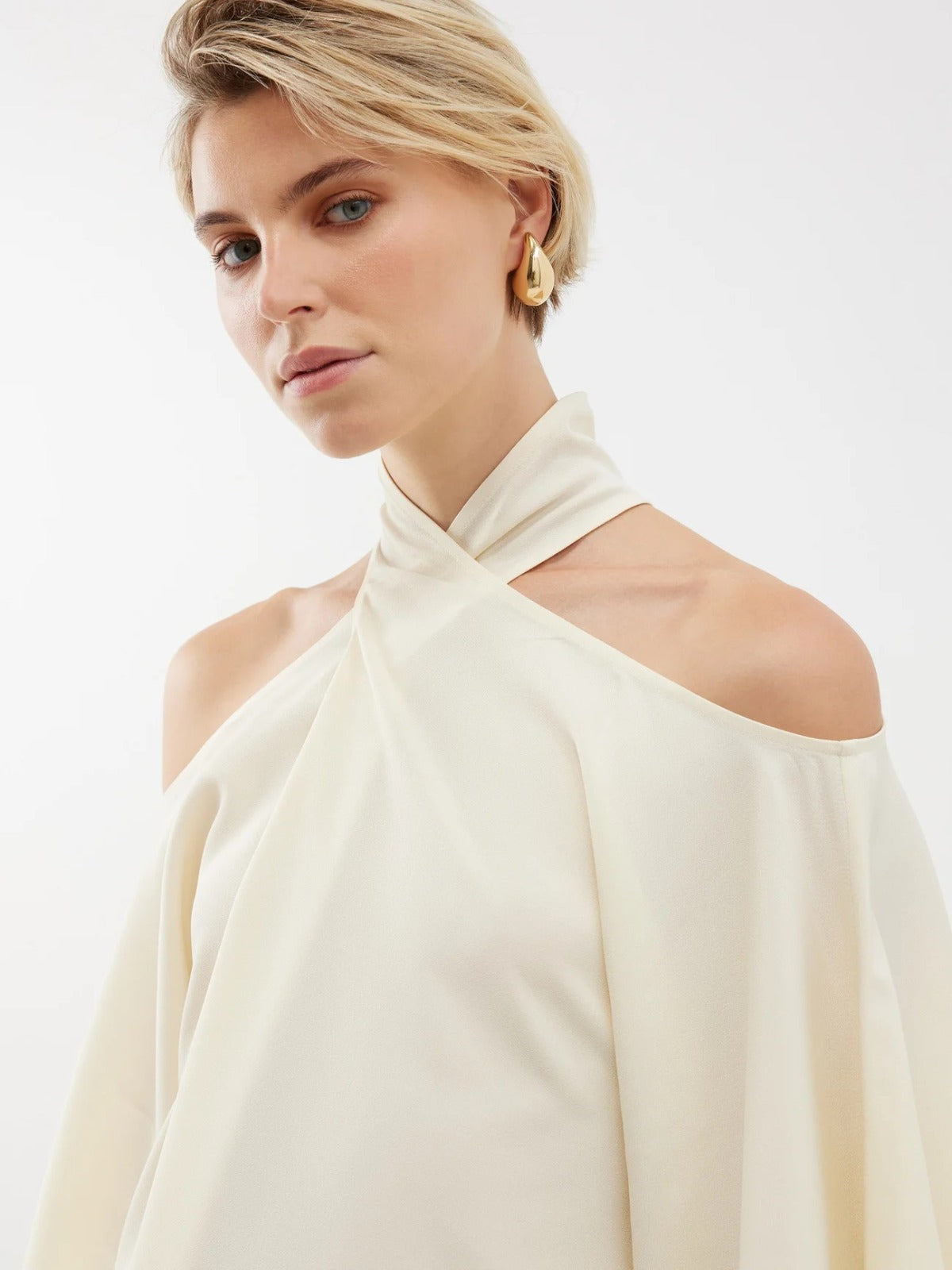 Rhea Halter Cape Co-ord Set