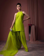 Rangreez Halter Farshi Salwar Set