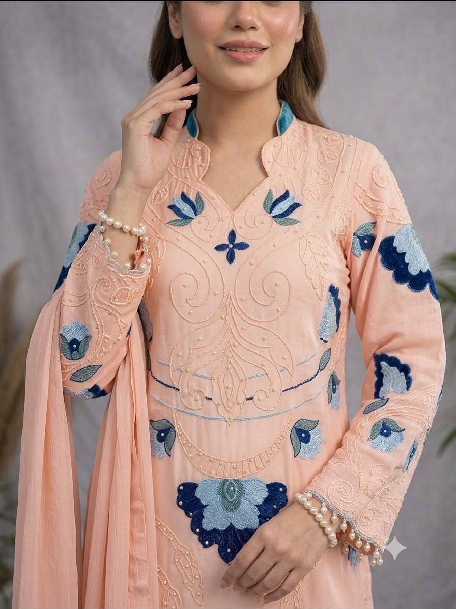 Rukma Embroidered Suit Set