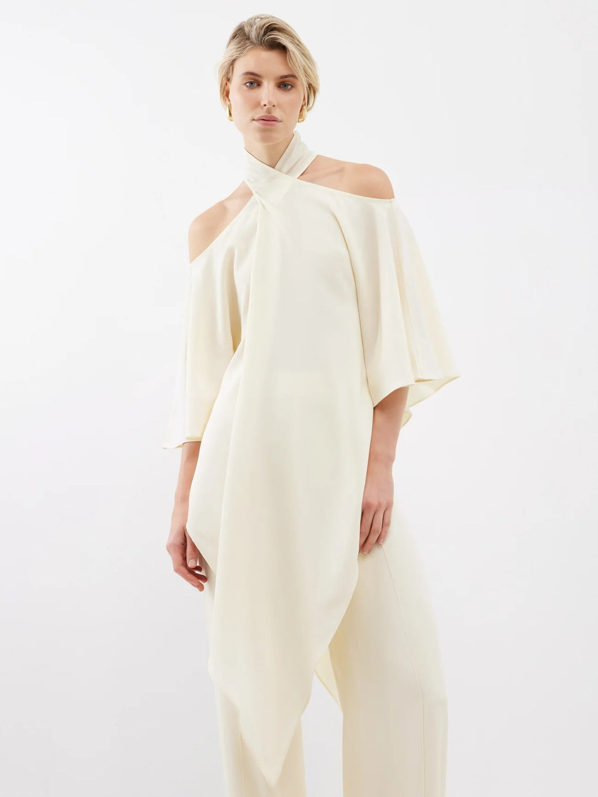 Rhea Halter Cape Co-ord Set
