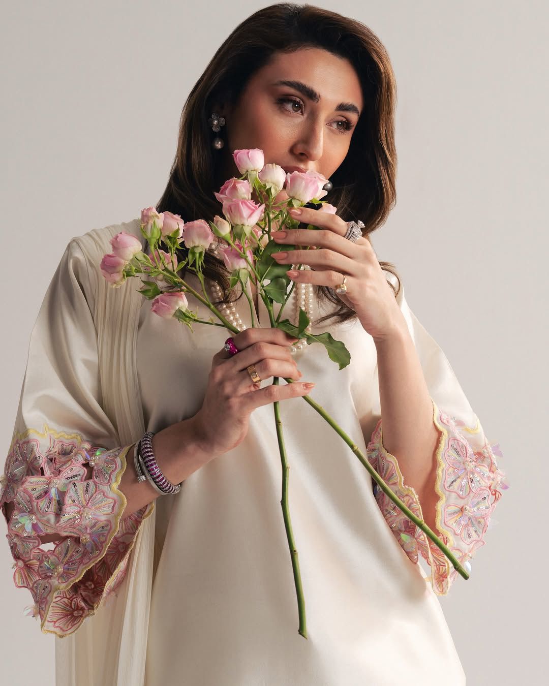 Asees Gulabi Farshi Suit