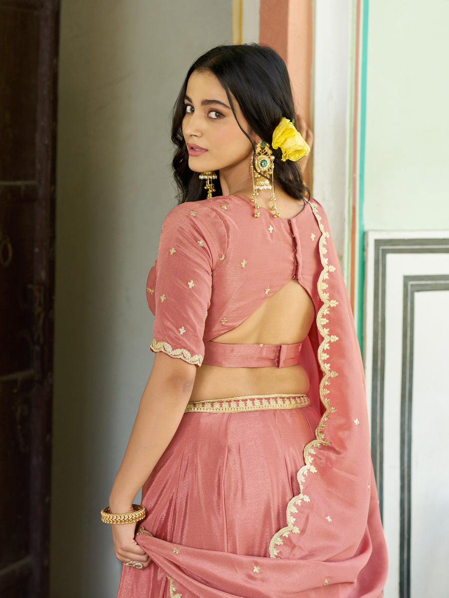Raksha Scalloped Lehenga Set